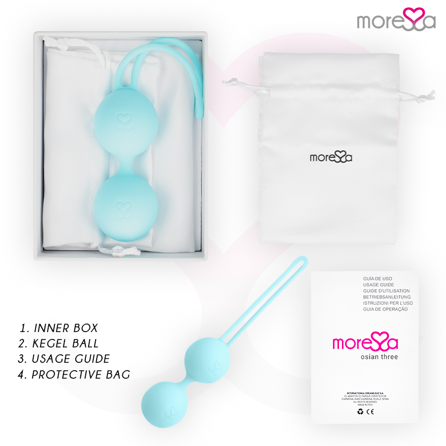 MORESSA - OSIAN TRÊS SILICONE TURQUESA PREMIUM