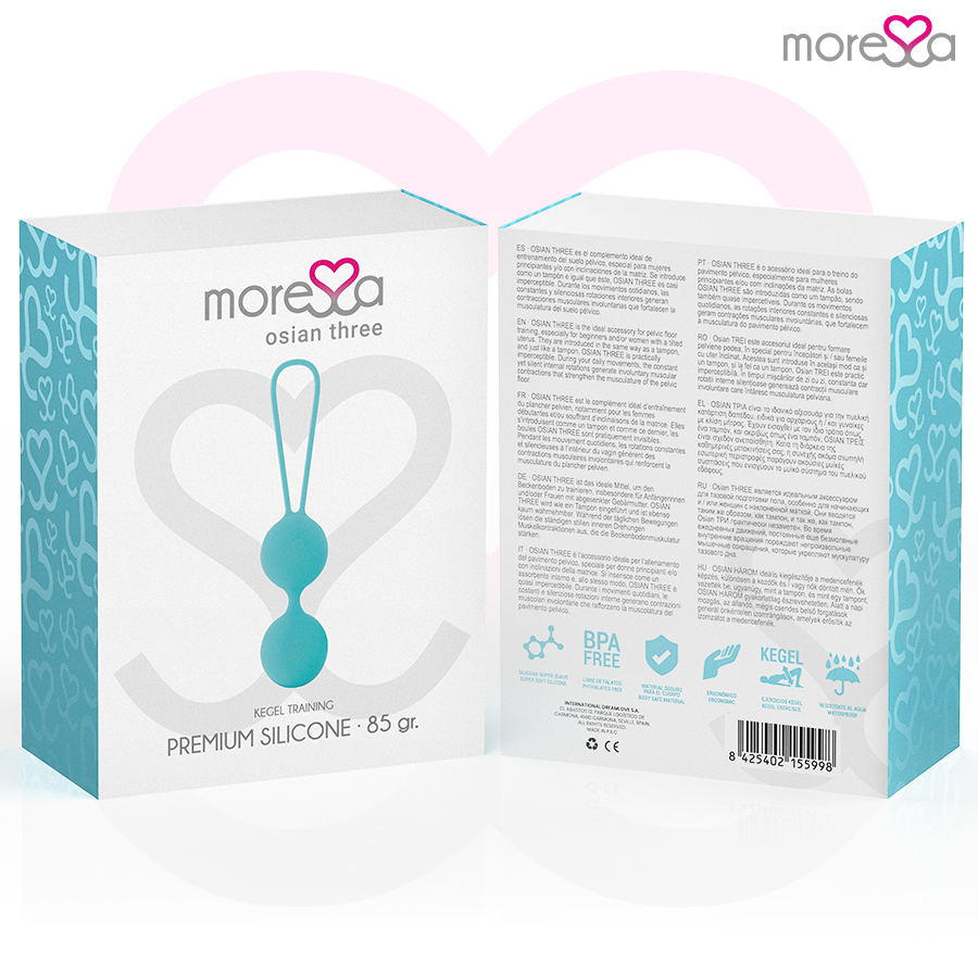 MORESSA - OSIAN TRÊS SILICONE TURQUESA PREMIUM