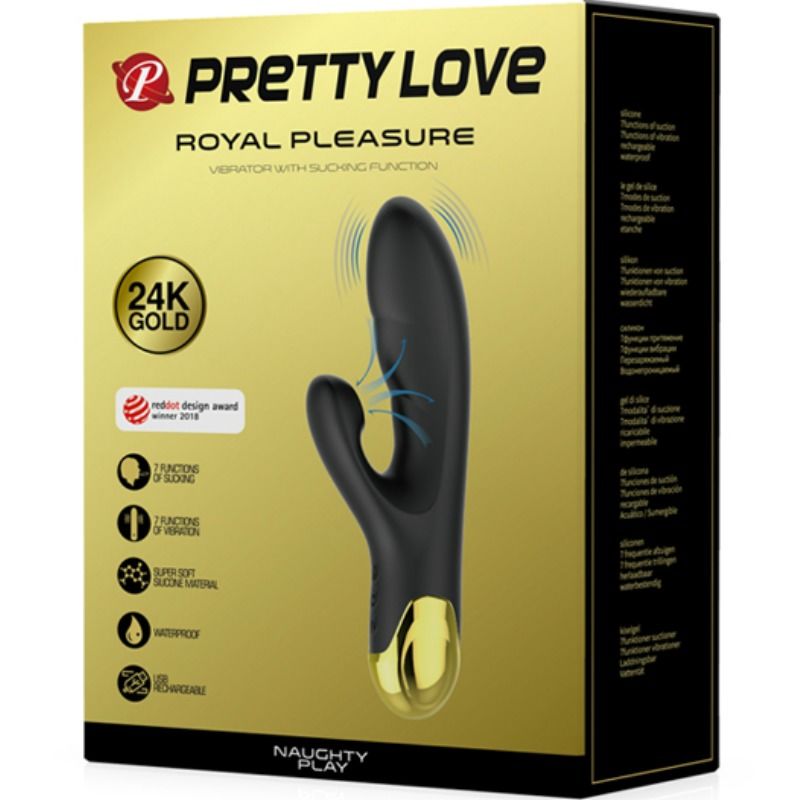 PRETTY LOVE - BRINCADEIRA INTELIGENTE NAUGHTY VIBRAÇÃO E ONDAS ESTIMULANTES