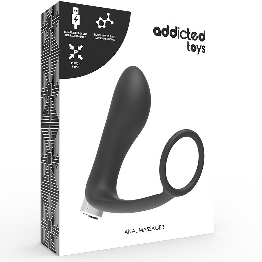 ADDICTED TOYS - VIBRADOR PROSTÁTICO RECARREGAVEL