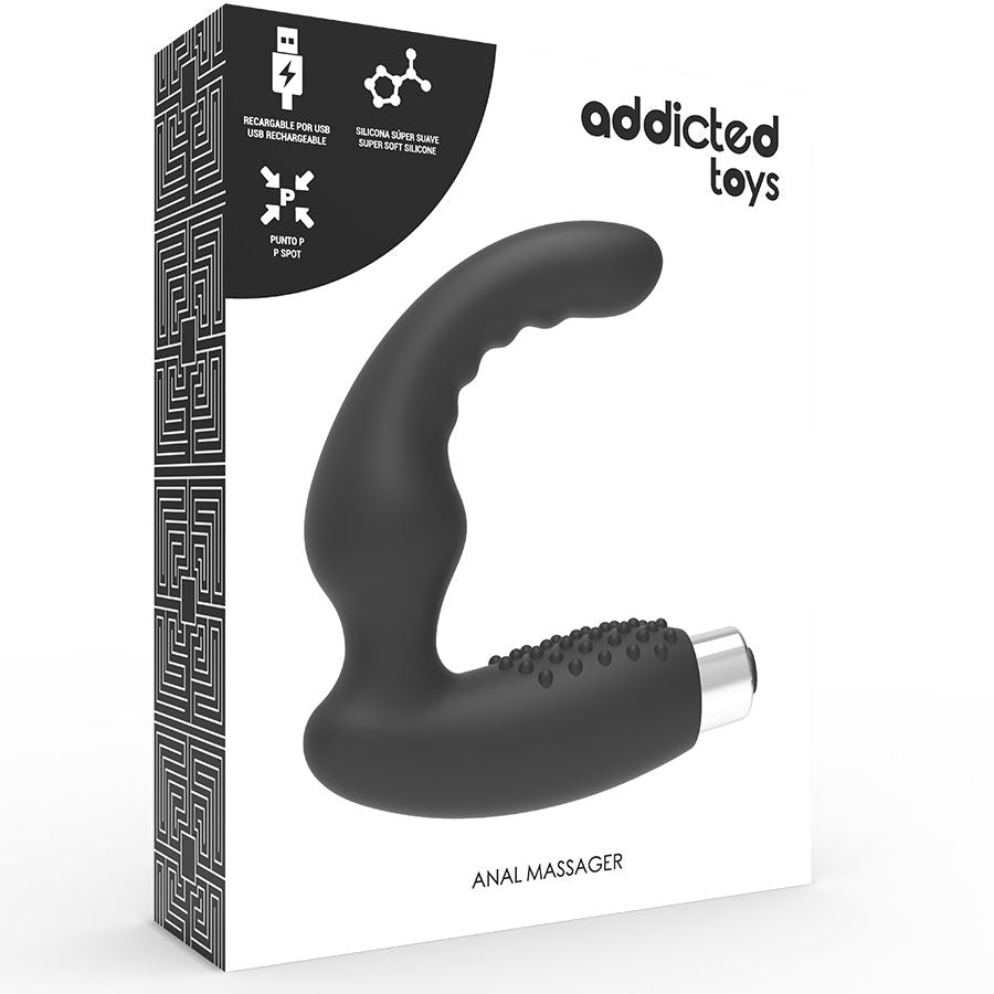 ADDICTED TOYS - VIBRADOR PROSTÁTICO RECARREGAVEL