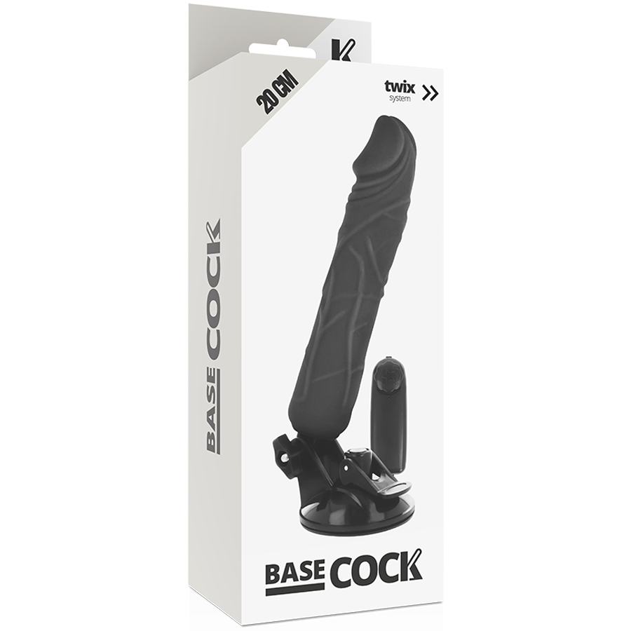 BASECOCK - VIBRADOR DE CONTROLE REMOTO Claro REALISTA 20 CM -O- 4 CM