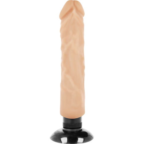 BASECOCK - VIBRADOR REALÍSTICO 2-1 Claro 20 CM -O- 4 CM