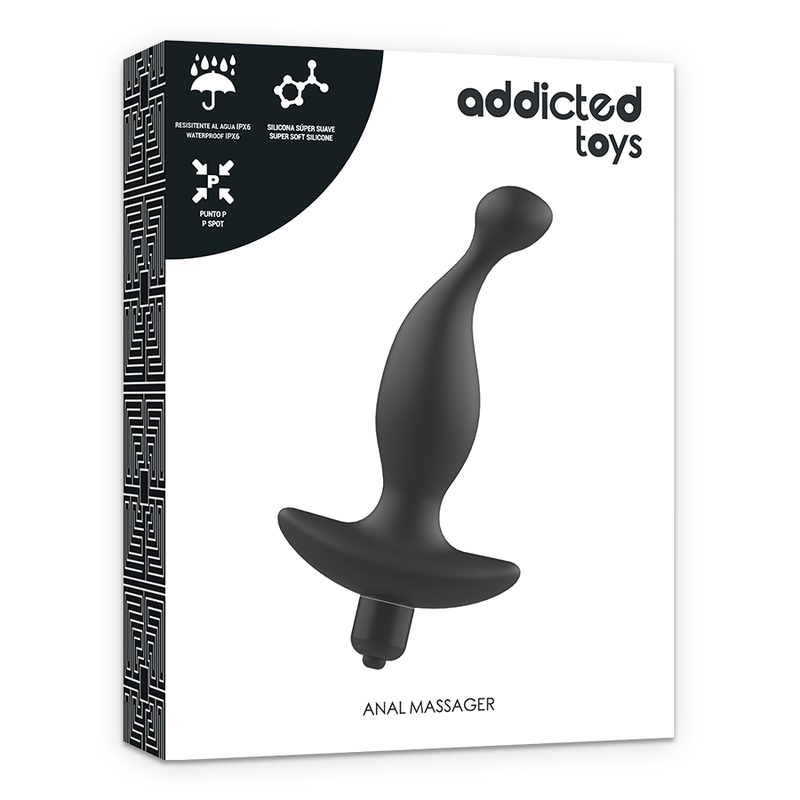ADDICTED TOYS - MASSAGEADOR ANAL COM VIBRAÇÃO
