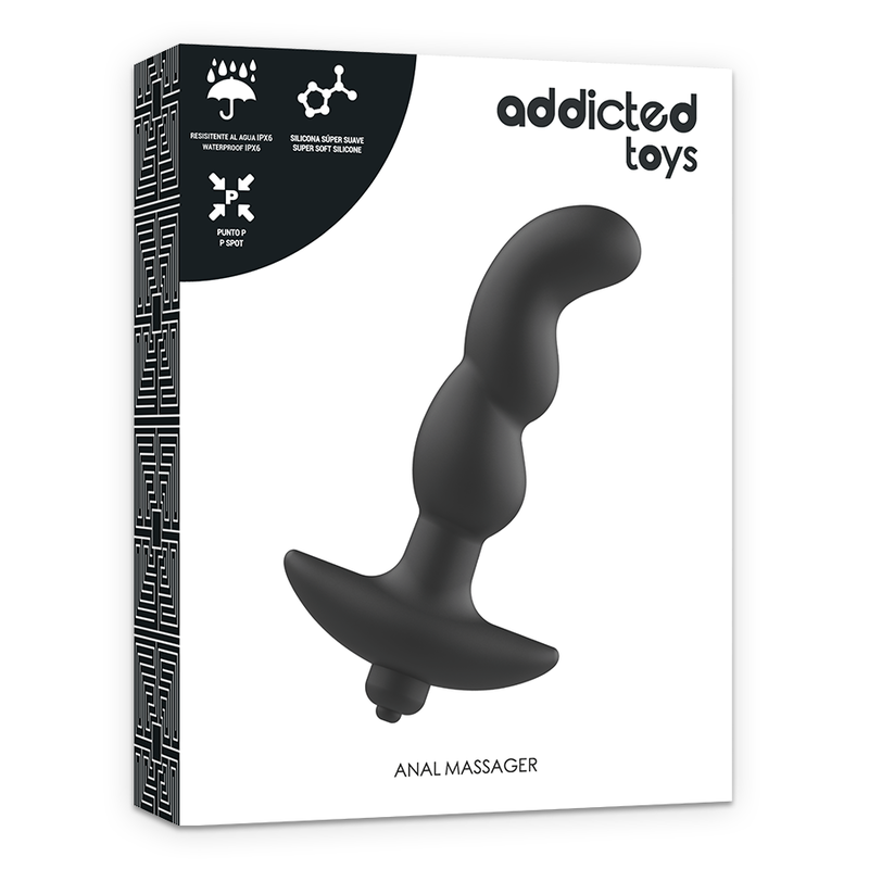 ADDICTED TOYS - MASSAGEADOR ANAL COM VIBRAÇÃO